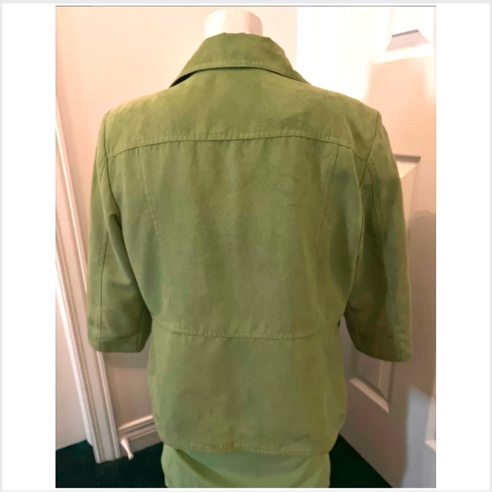 🇨🇦 Northern Reflections Olive Faux Suede Utility Jacket | Easy Layering - Picture 2 of 16